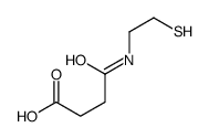 4-oxo-4-(2-sulfanylethylamino)butanoic acid Structure