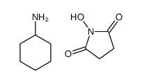 cyclohexanamine,1-hydroxypyrrolidine-2,5-dione Structure