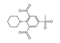 1-(4-methylsulfonyl-2,6-dinitrophenyl)piperidine Structure