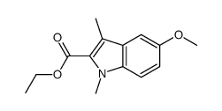 ethyl 5-methoxy-1,3-dimethylindole-2-carboxylate Structure