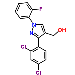 (3-(2,4-DICHLOROPHENYL)-1-(2-FLUOROPHENYL)-1H-PYRAZOL-4-YL)METHANOL picture