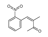 3-methyl-4-(2-nitrophenyl)but-3-en-2-one结构式