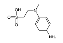 N-methyl-N-4-aminophenyltaurine Structure