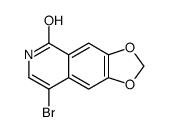 8-bromo-6H-[1,3]dioxolo[4,5-g]isoquinolin-5-one结构式