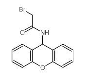 Acetamide, 2-bromo-N-9H-xanthen-9-yl- structure