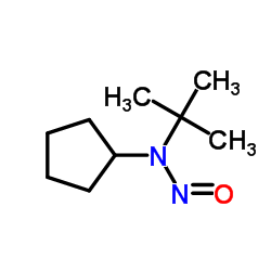 Cyclopentanamine, N-(1,1-dimethylethyl)-N-nitroso- (9CI) Structure