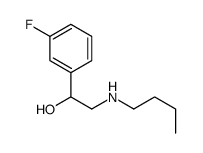 α-[(Butylamino)methyl]-3-fluorobenzyl alcohol structure