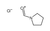 1-(chloromethylidene)pyrrolidin-1-ium,chloride结构式