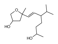 1,4-Epoxy-2,10-dihydroxy-7-isopropyl-4-methyl-5E-undecan Structure