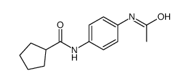 Cyclopentanecarboxamide, N-[4-(acetylamino)phenyl]- (9CI)结构式