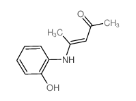 3-Penten-2-one,4-[(2-hydroxyphenyl)amino]- structure