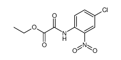 (4-chloro-2-nitro-phenyl)-oxalamic acid ethyl ester结构式