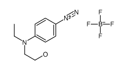 4-[ethyl(2-hydroxyethyl)amino]benzenediazonium tetrafluoroborate结构式