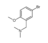 1-(5-Bromo-2-methoxyphenyl)-N,N-dimethylmethanamine structure