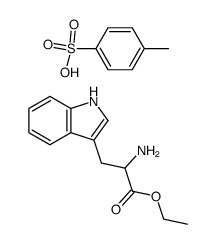 L-tryptophan ethyl ester p-toluenesulfonate Structure