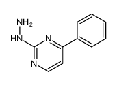 (4-phenylpyrimidin-2-yl)hydrazine Structure