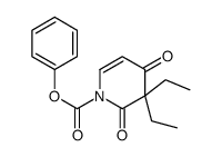 phenyl 3,3-diethyl-2,4-dioxopyridine-1-carboxylate Structure