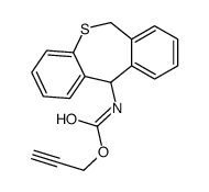 prop-2-ynyl N-(6,11-dihydrobenzo[c][1]benzothiepin-11-yl)carbamate Structure