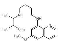 N-(6-methoxyquinolin-8-yl)-N-(3-methylbutan-2-yl)butane-1,4-diamine Structure