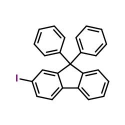 2-Iodo-9,9-diphenyl-9H-fluorene Structure