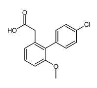 2-[2-(4-chlorophenyl)-3-methoxyphenyl]acetic acid Structure