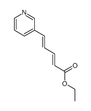 ethyl 5-(pyridin-3'-yl)penta-2,4-dienoate Structure