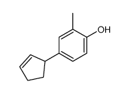 4-(cyclopenten-2-yl)-o-cresol结构式