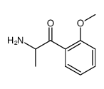 1-Propanone,2-amino-1-(2-methoxyphenyl)-结构式