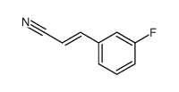 2-Propenenitrile,3-(3-fluorophenyl)-,(E)-(9CI) structure