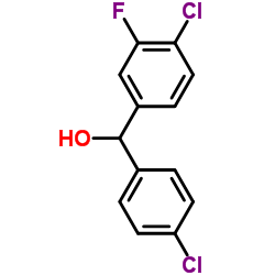 4,4'-DICHLORO-3-FLUOROBENZHYDROL structure