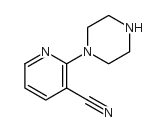 2-哌嗪烟酰腈结构式