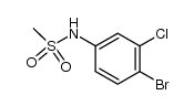 N-(4-bromo-3-chlorophenyl)methanesulfonamide Structure