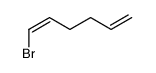 (Z)-1-bromo-1,5-hexadiene Structure