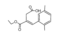 ethyl α-carboxymethyl-2,5-dimethylcinnamate结构式