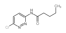 Pentanamide, N-(6-chloro-3-pyridazinyl)- Structure