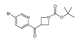 tert-butyl 3-[(5-bromopyridin-2-yl)carbonyl]azetidine-1-carboxylate picture