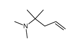 (1,1-dimethyl-but-3-enyl)-dimethyl-amine Structure