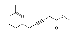 methyl 10-oxoundec-3-ynoate结构式