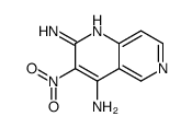 3-nitro-1,6-naphthyridine-2,4-diamine结构式