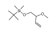 tert-butyl((2-methoxybut-3-en-1-yl)oxy)dimethylsilane Structure