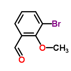 3-Bromo-2-methoxybenzaldehyde structure