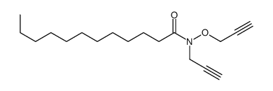 N-prop-2-ynoxy-N-prop-2-ynyldodecanamide结构式