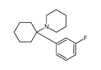 1-[1-(3-fluorophenyl)cyclohexyl]piperidine Structure