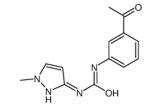 1-(3-Acetylphenyl)-3-(1-methyl-1H-pyrazol-3-yl)ure Structure