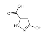 5-HYDROXY-1H-PYRAZOLE-3-CARBOXYLIC ACID Structure