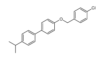 1-chloro-4-[[4-(4-propan-2-ylphenyl)phenoxy]methyl]benzene结构式