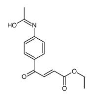 ethyl 4-(4-acetamidophenyl)-4-oxobut-2-enoate Structure