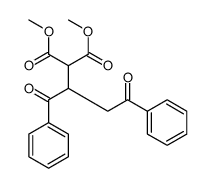 dimethyl 2-(1,4-dioxo-1,4-diphenylbutan-2-yl)propanedioate结构式