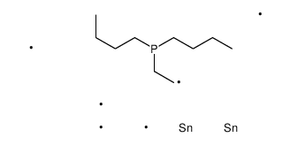 2-dibutylphosphanylethyl(dimethyl)tin,trimethyltin结构式