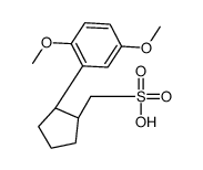 [(1R,2R)-2-(2,5-dimethoxyphenyl)cyclopentyl]methanesulfonic acid Structure